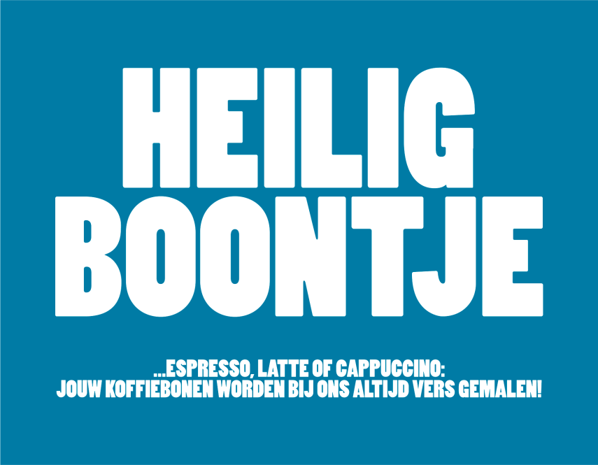 Heilig boontje... Espresso, latte of cappuccino: Jouw koffiebonen worden bij ons altijd vers gemalen!