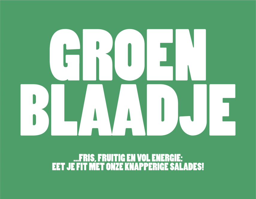 Groen blaadje... Fris, fruitig en vol energie: Eet je fit met onze knapperige salades!